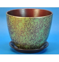 Горшок милан Призма 19см зеленый арт. ЭФ511/3