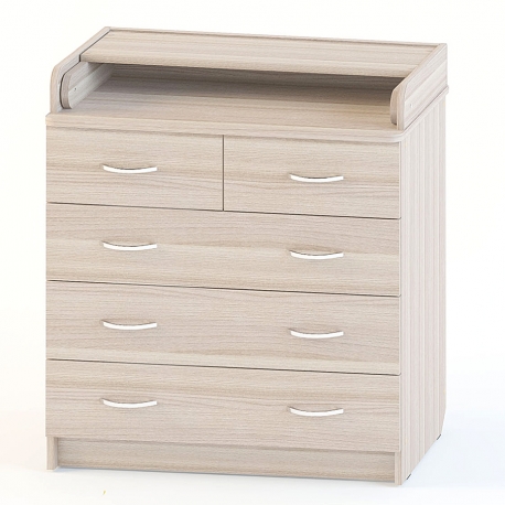 Комод детский с пеленальным столом 80см, ЛДСП 80-05