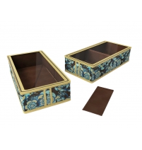 Коробка для сапог и полусапожек Цветы 26х52х12 см арт. 1335