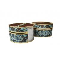 Чехол для хранения головных уборов Цветы диаметр 35см арт. 1316