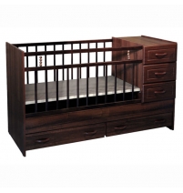 Кроватка-трансформер Ведрусс Раиса с комодом