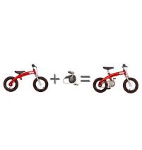 Велобалансир + 2-х колесный велосипед Hobby Bike стальная рама  