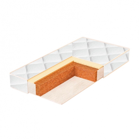 Детский матрас в кроватку Bambola Coir Luxe 12 (119х59х12см) арт. СLX-12