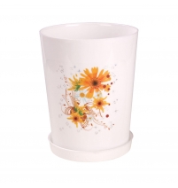 Кашпо для цветов Совершенство 3,5л с поддоном арт.М1600