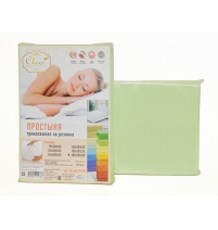 Простыня на резинке Cleo трикотажная