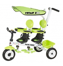 Велосипед трехколесный для двойни Small Rider Cosmic Zoo Twins