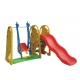 Детская горка с качелями QiaoQiao Жираф арт. QQ12066-2 