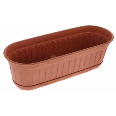 Балконный ящик Этика с поддоном 48см