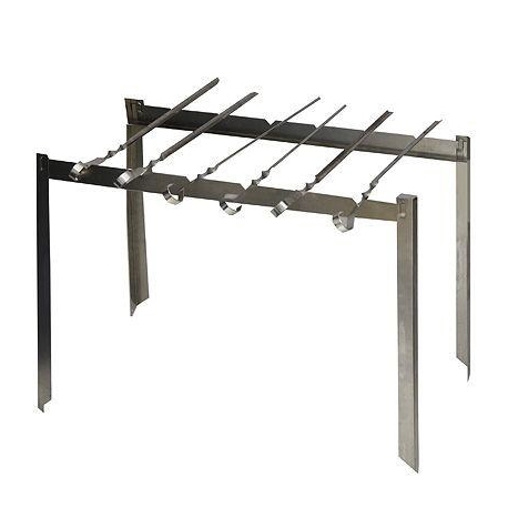 Мангал Таганок + 6 шампуров, в пленке TM MOOSE 400х250 мм арт.50014