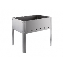 Мангал сборный без шампуров в коробке TM Moose, 400х250х400 мм арт.50004