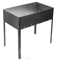 Мангал прочный, сборный без шампуров в коробке TM Moose, 500х300х500 мм арт.50007