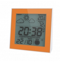 Термометр-гигрометр цифровой с часами Т-06 арт. 300436