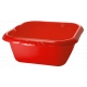 Таз пластиковый квадратный Тюльпан 18л арт.ПЦ2952