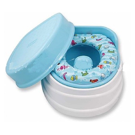 Горшок детский Plastmetic Deluxe D31 син. море     